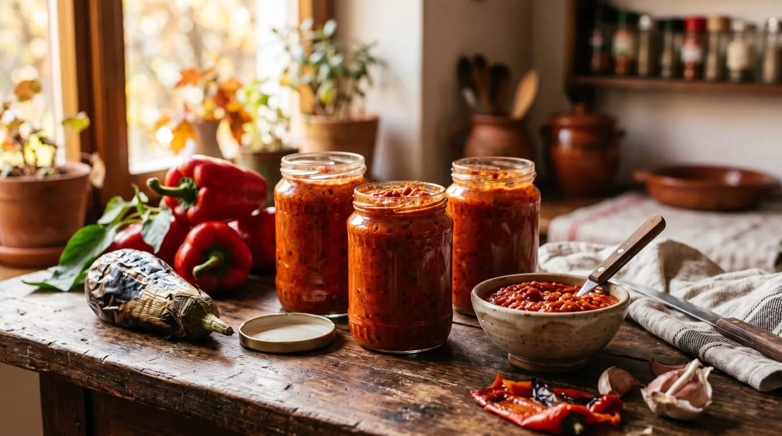 Domaći ajvar u teglama